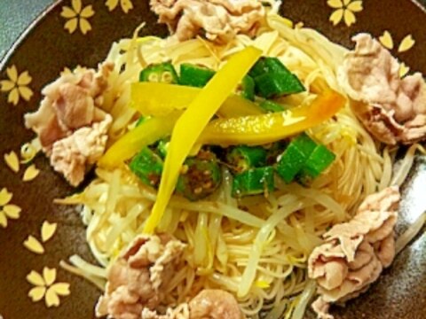 冷しゃぶ×そうめん